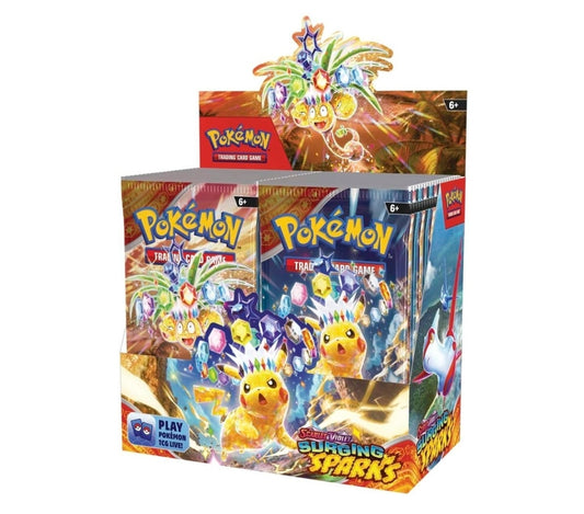 - AUSVERKAUFT- Pokémon TCG: Scarlet & Violet-Surging Sparks Booster Display Box (36 Packs) Englisch