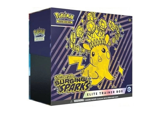 -AUSVERKAUFT- Pokemon TCG - Scarlet & Violet 8: Surging Sparks Elite Trainer Box - Englisch