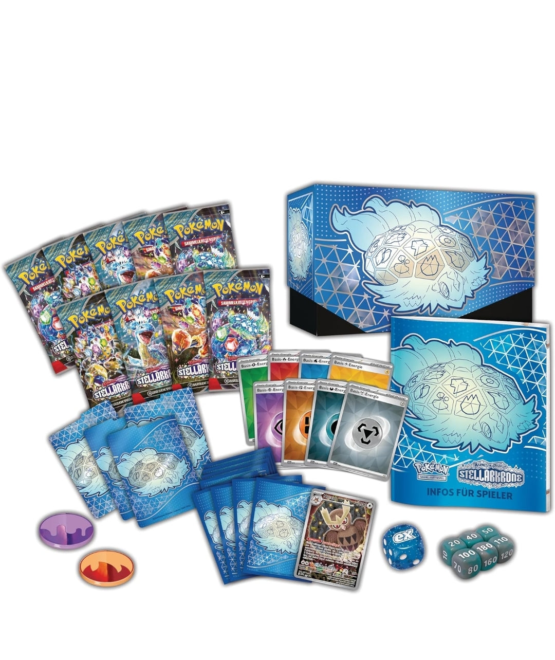 Pokemon TCG - Scarlet & Violet 7: Stellar Crown Elite Trainer Box - Englisch