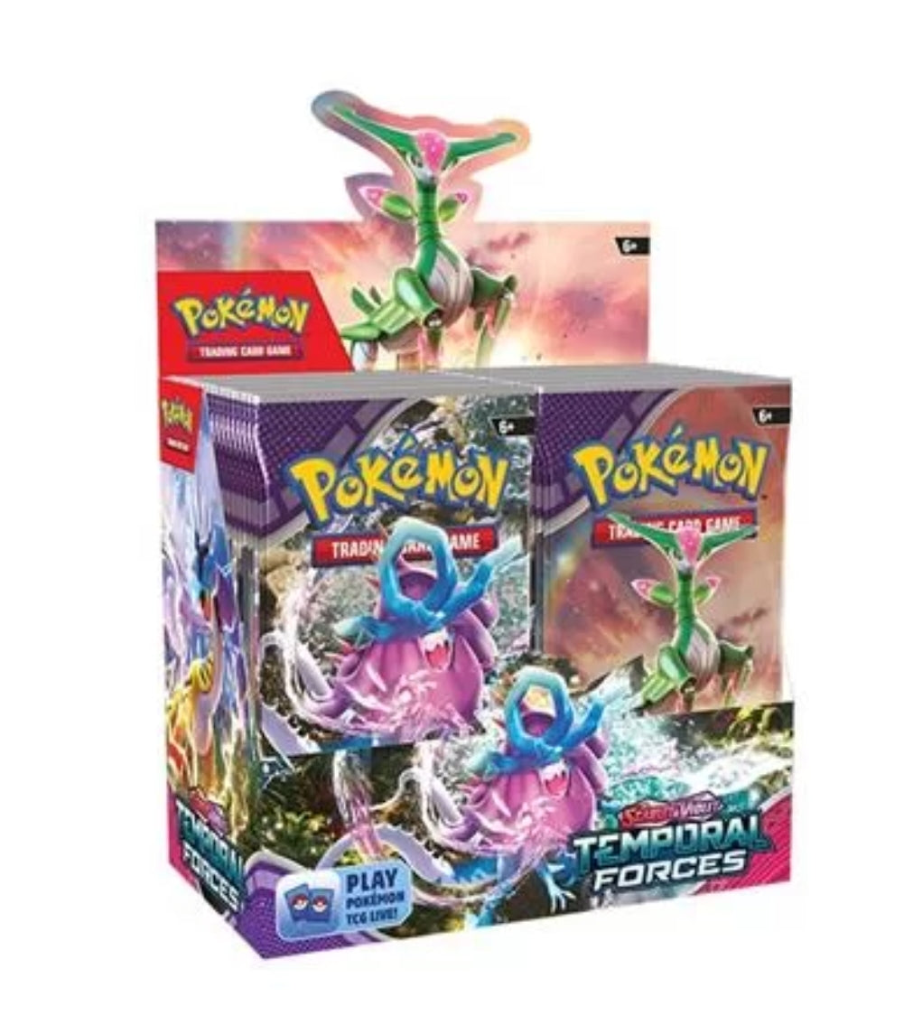 Pokemon TCG - Scarlet & Violet 5: Temporal Forces Booster Display - Englisch